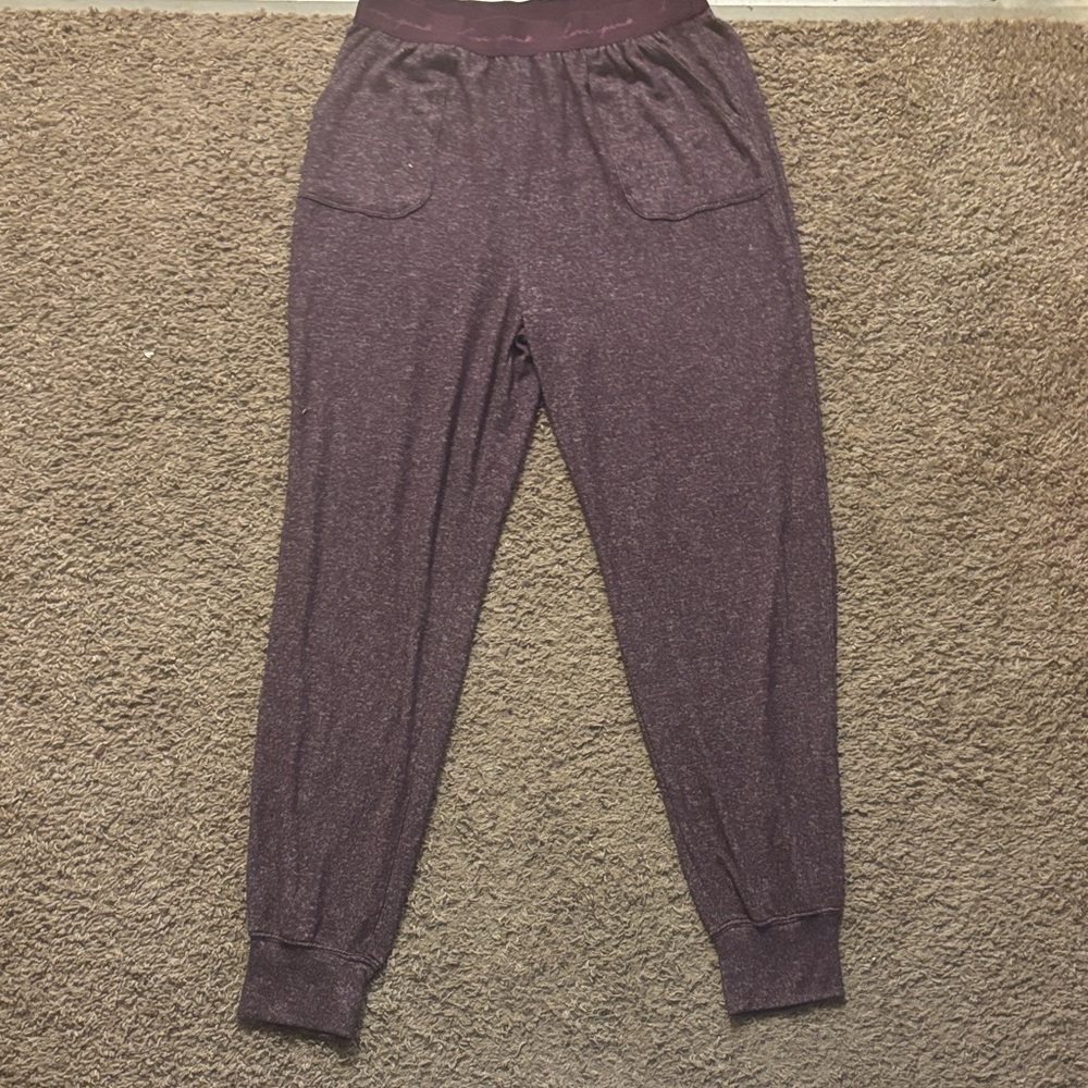 Victoria’s secret PINK NWT Woman’s Md Purple Joggers Lounge Pants - Picture 5 of 10